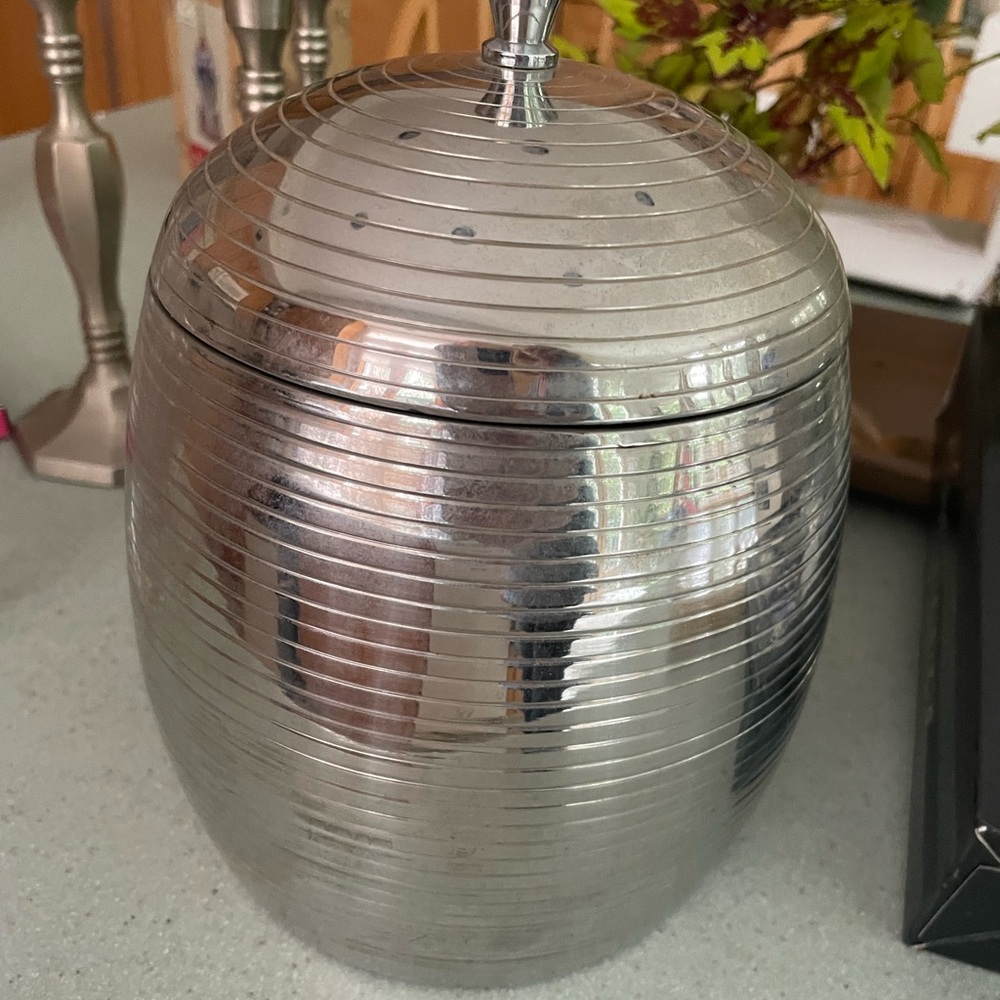 Pier 1 Bee Hive ice bucket, stainless steel - Picture 4 of 13